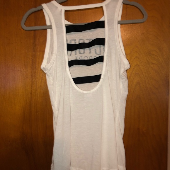 Victoria Sport Workout Tank with Cut Out Back - Picture 2 of 2